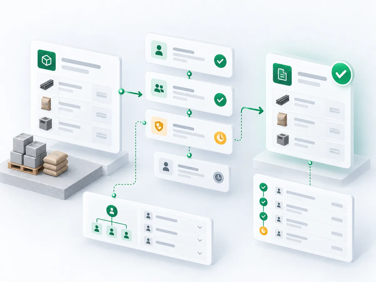Route procurement through the right approvals